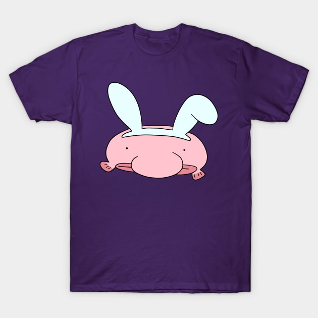 Blobfish Wearing Bunny Ears T-Shirt by saradaboru